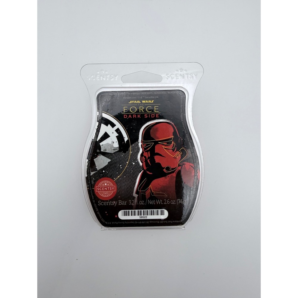 Scentsy Star Wars The Force Dark Side Sith Trooper Wax Bar Home Fragrance